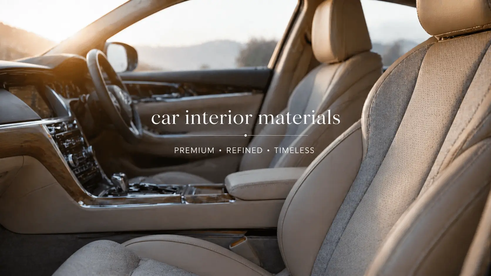 car interior materials