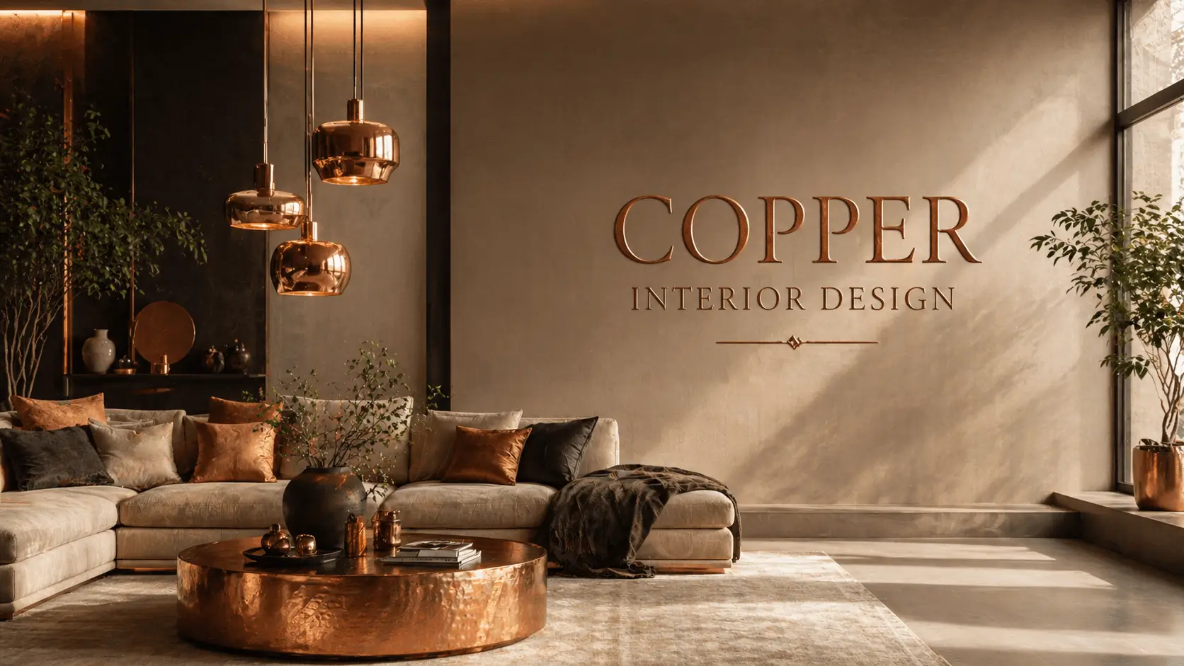 copper interior design