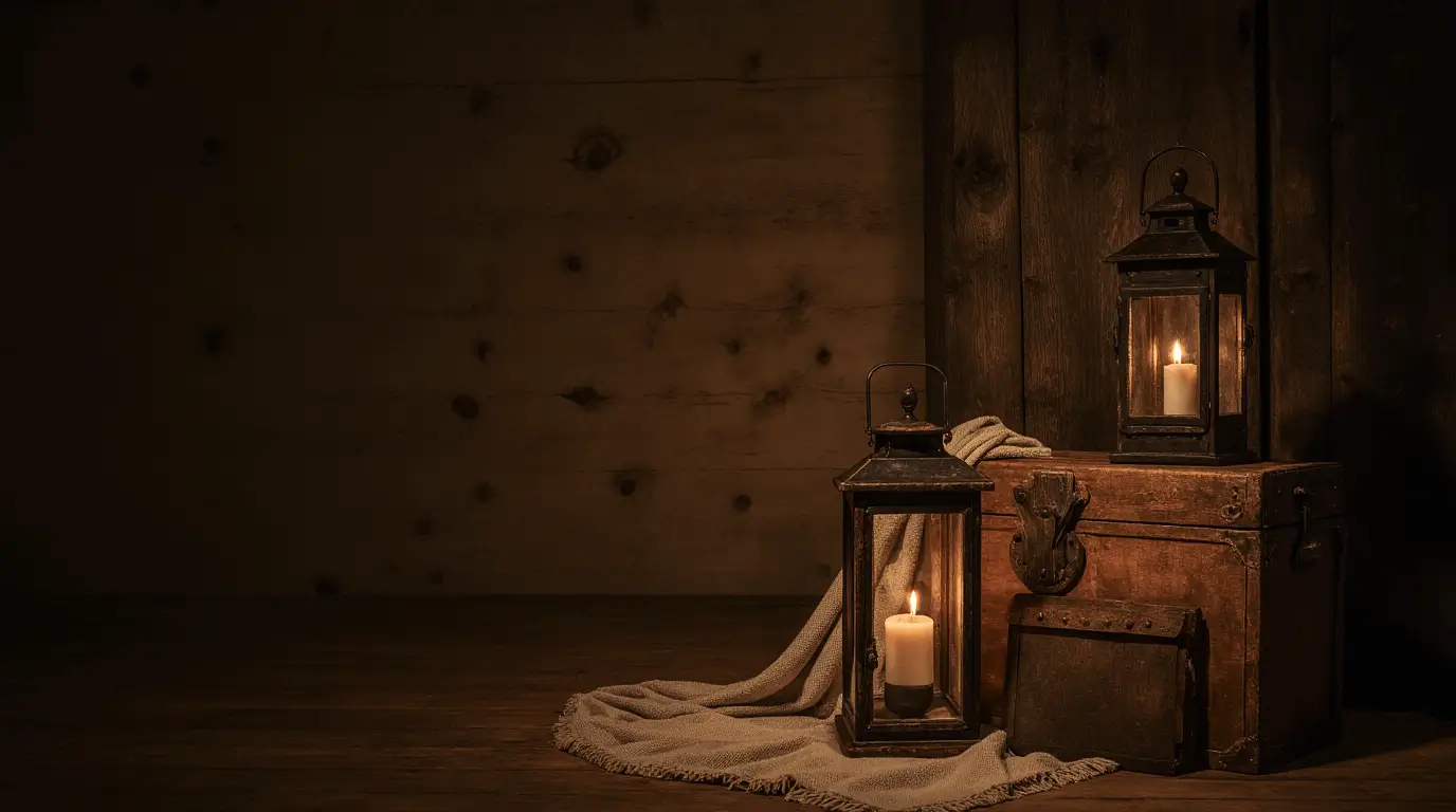 cozy log cabin interior