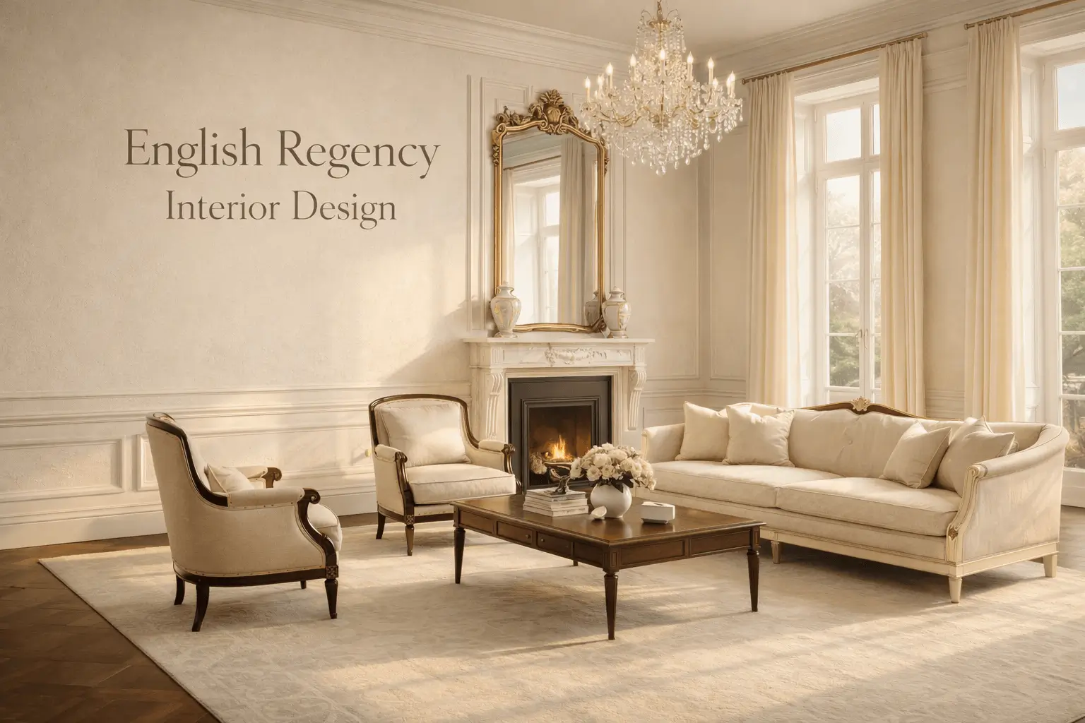 english regency interior design