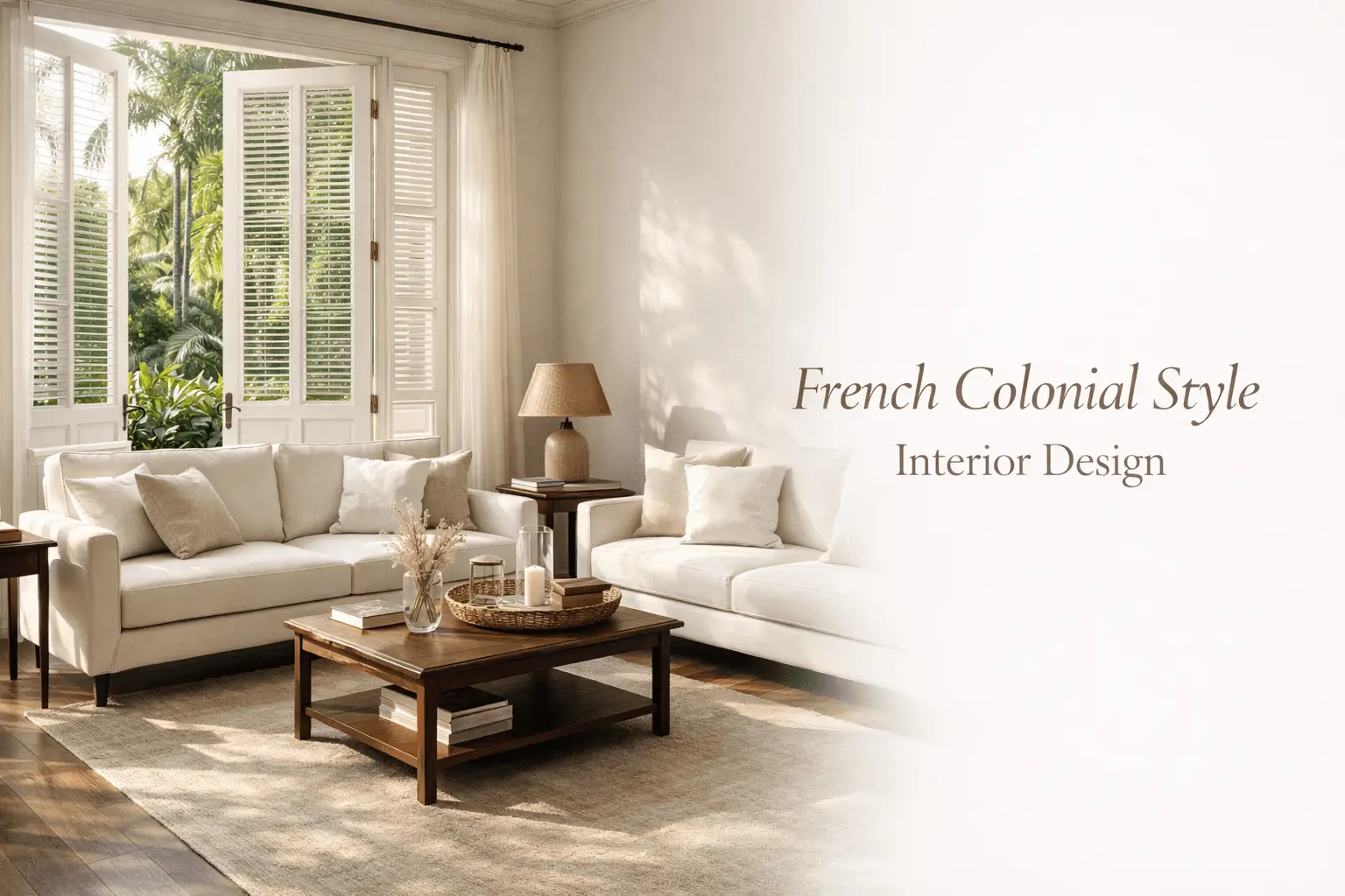 french colonial style interior design