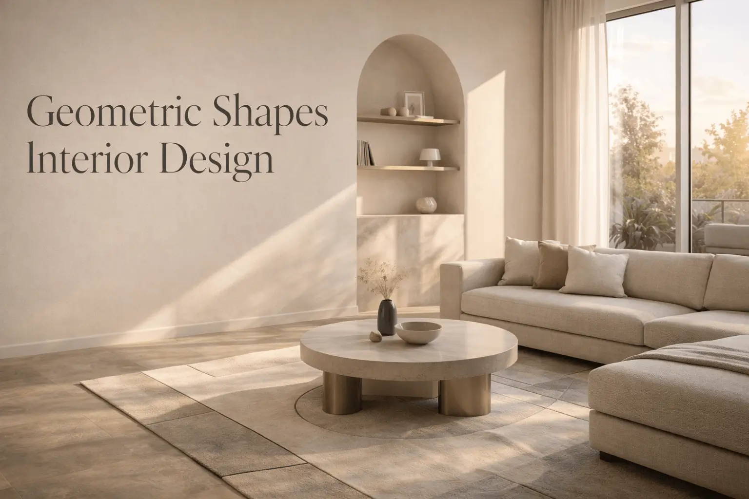 geometric shapes interior design