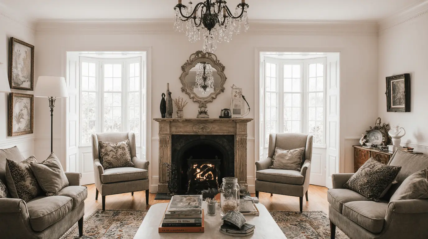 georgian farmhouse interior
