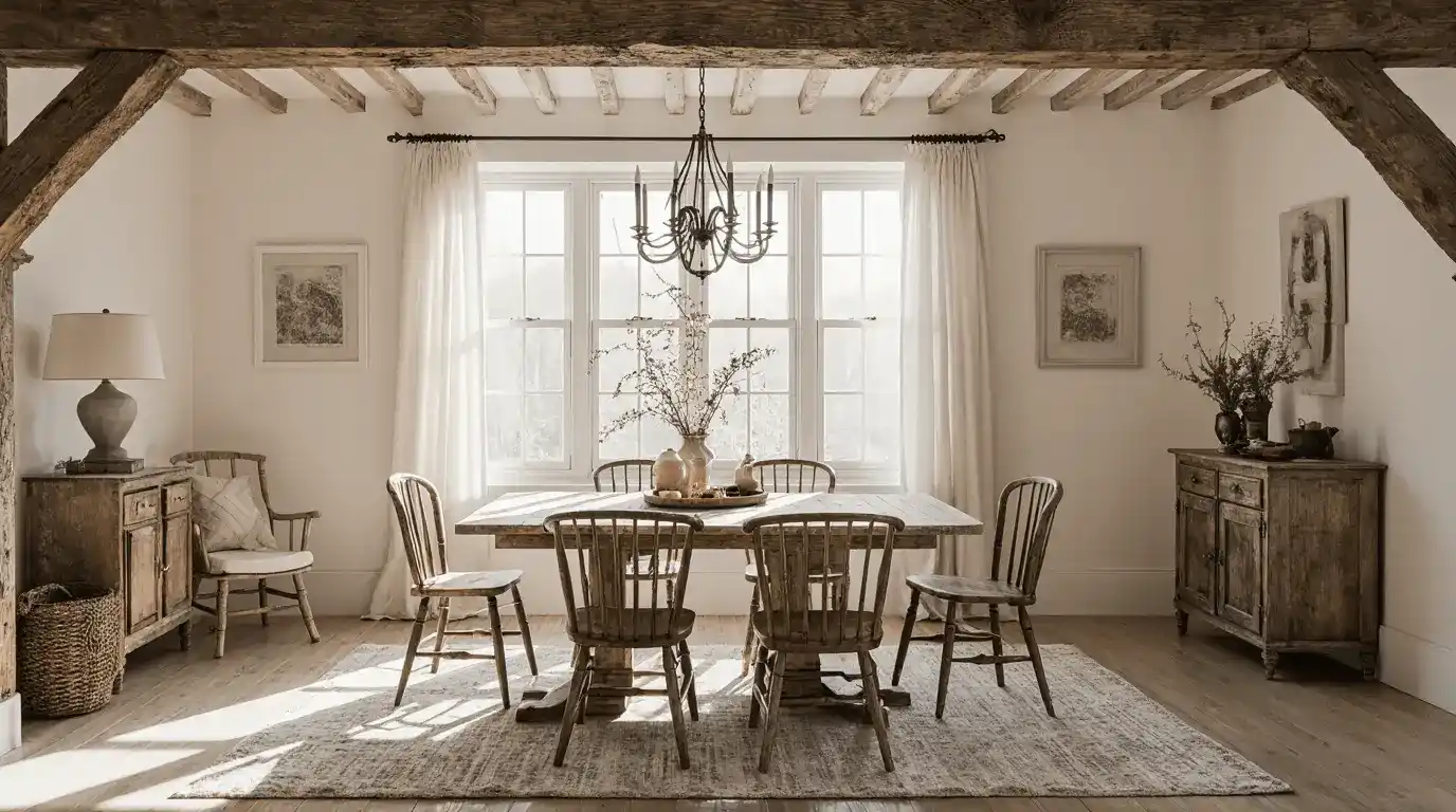 georgian farmhouse interior