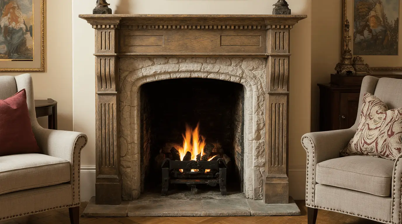 georgian farmhouse interior