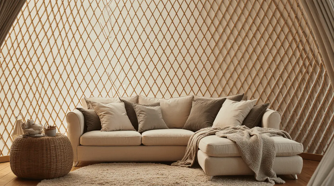 glamping pod interior