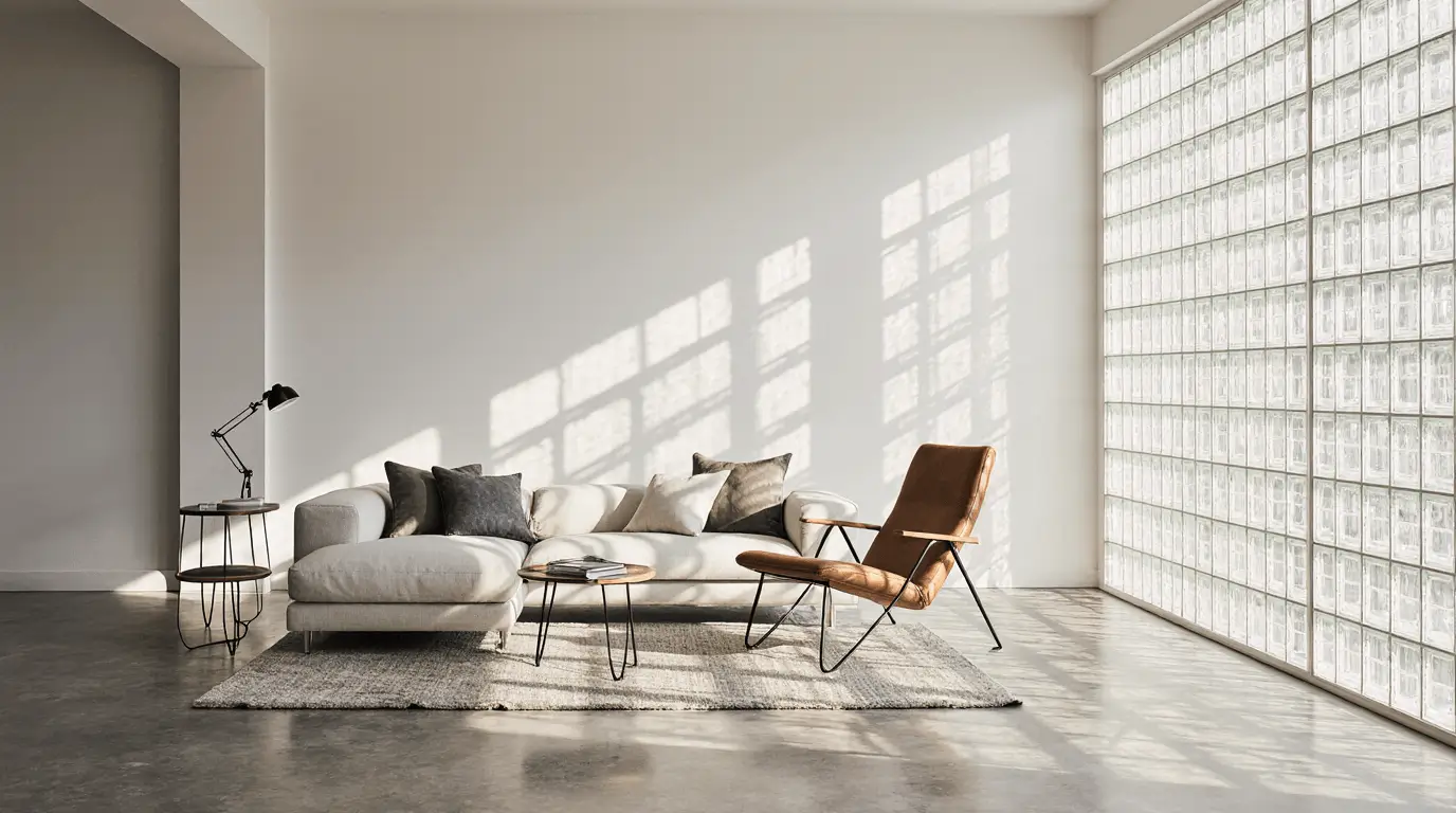 glass block walls interior