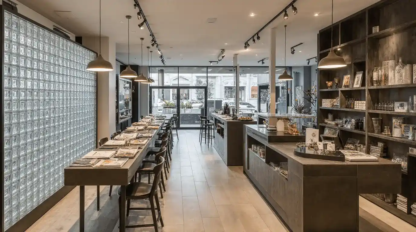 glass block walls interior