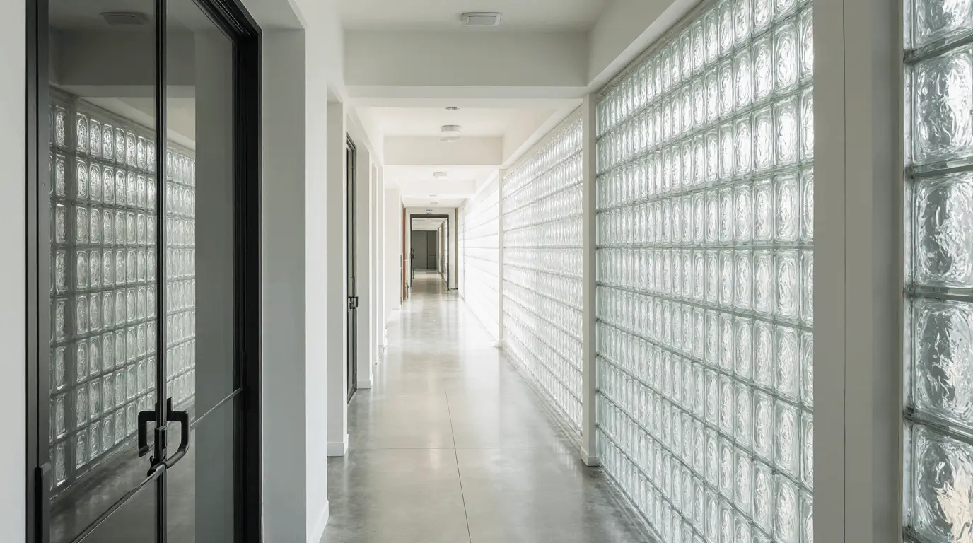 glass block walls interior