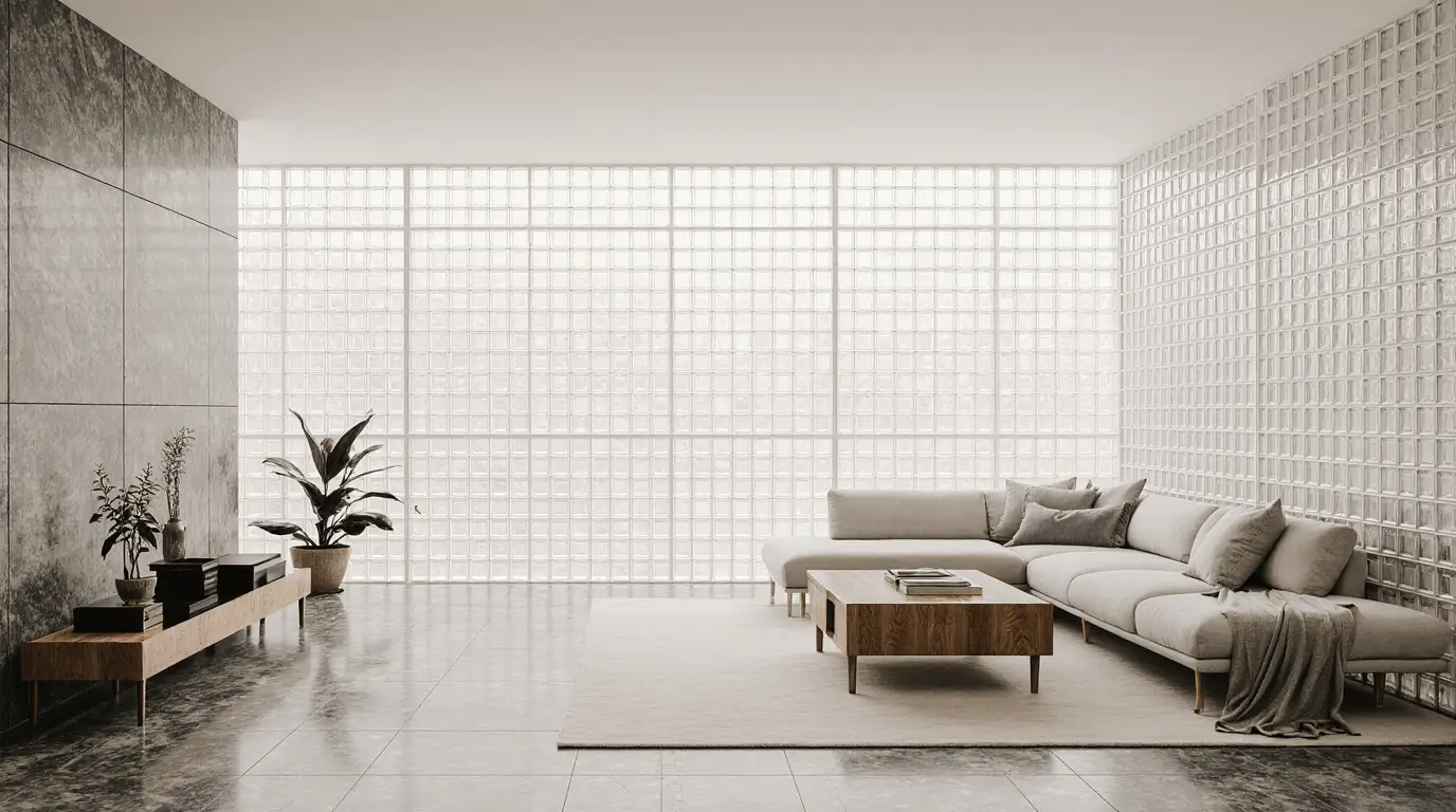 glass block walls interior