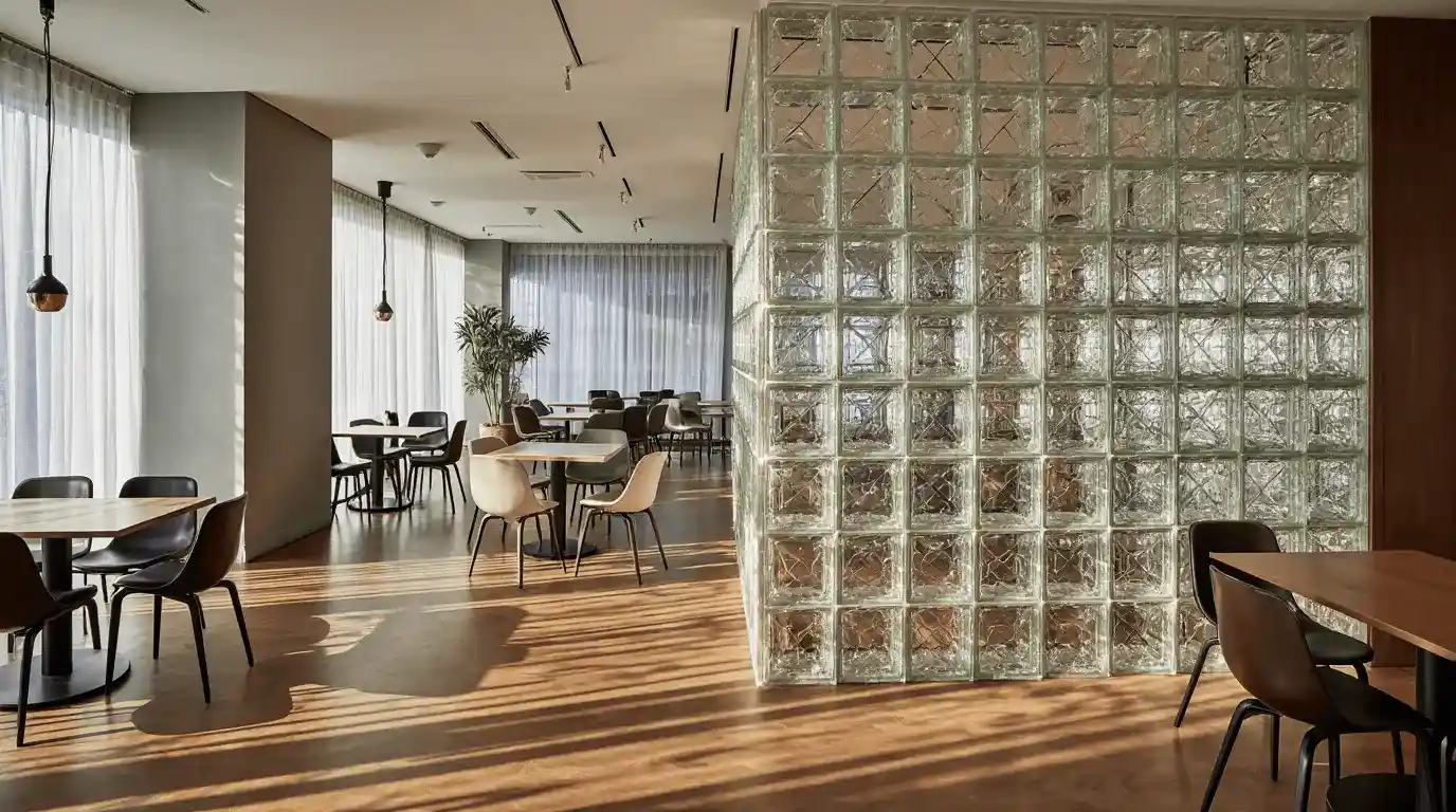 glass block walls interior