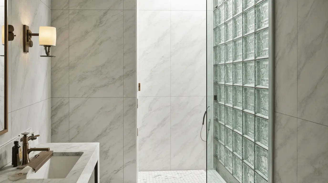 glass block walls interior