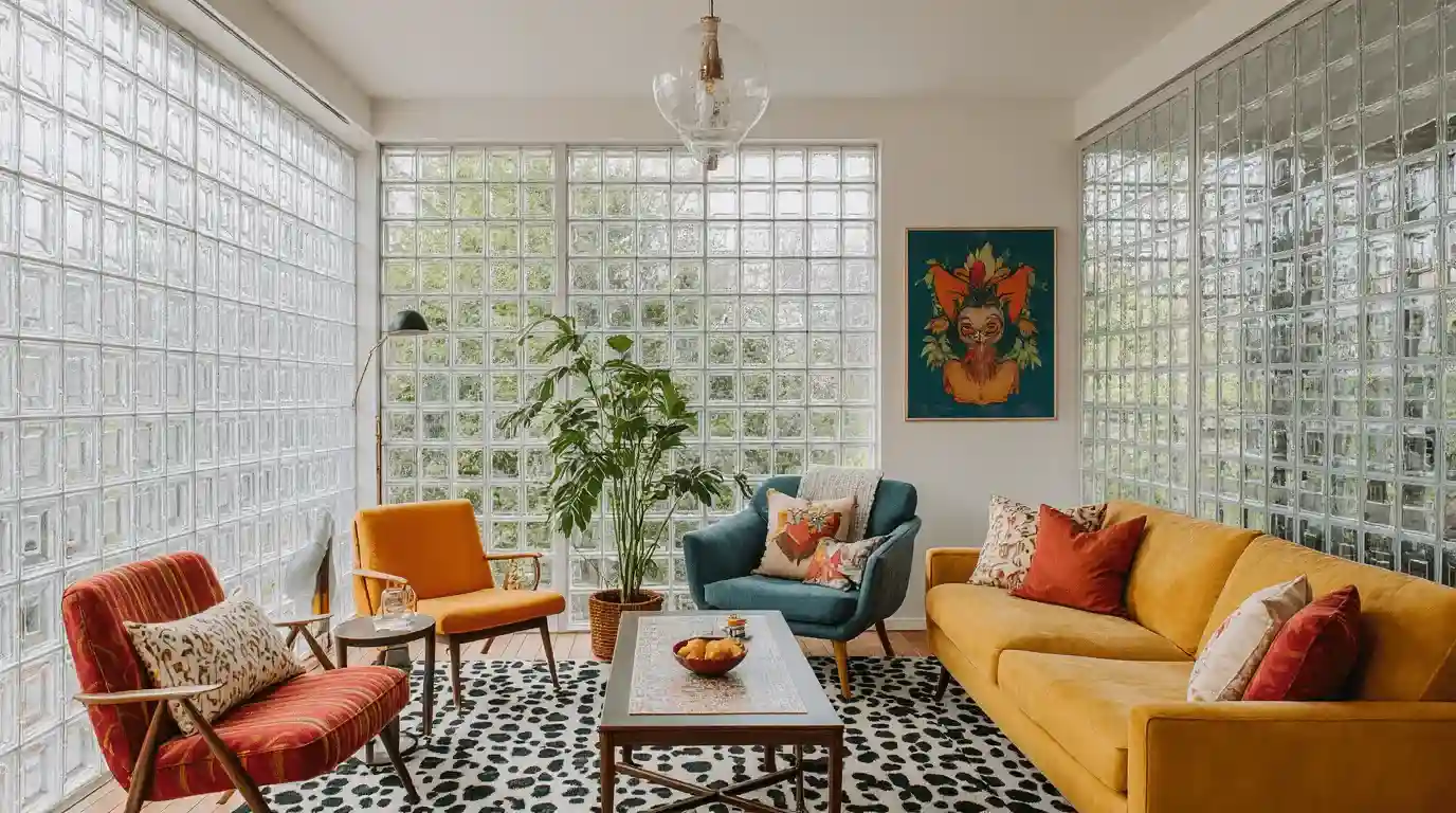 glass block walls interior