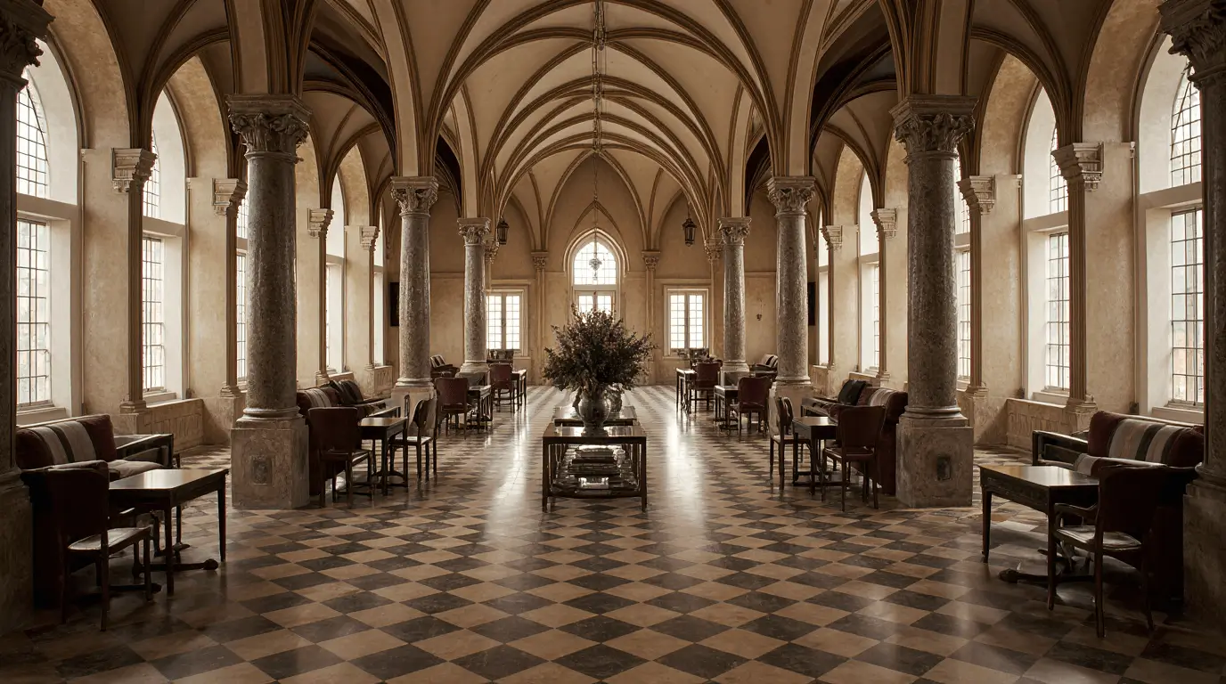 gothic interior design characteristics