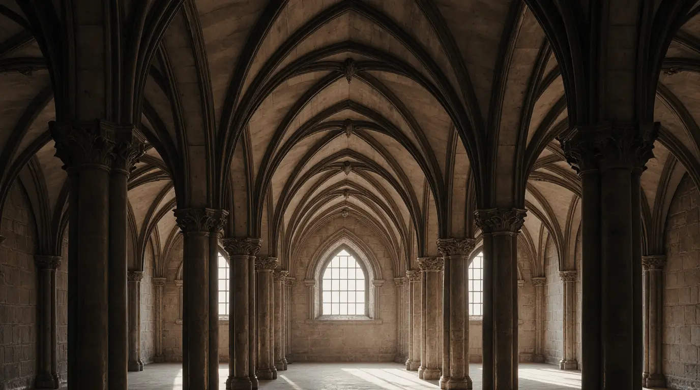 gothic interior design characteristics