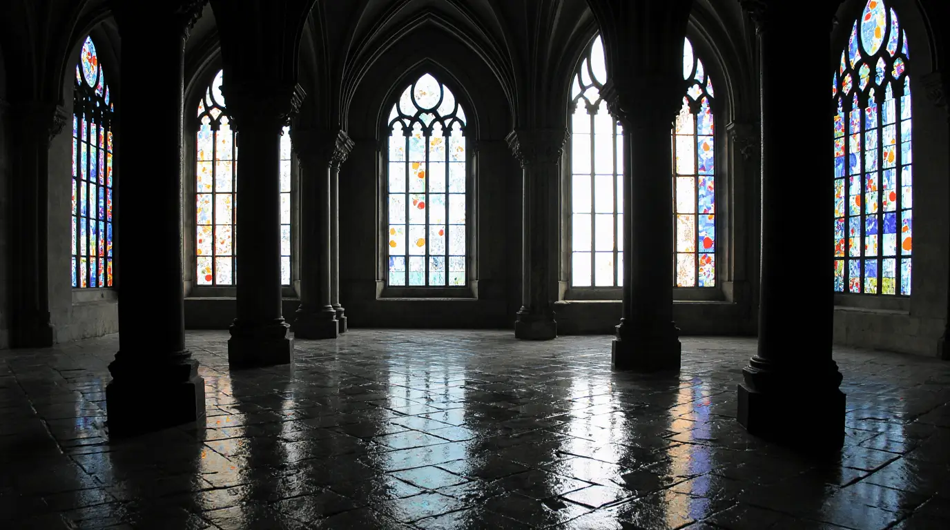 gothic interior design characteristics