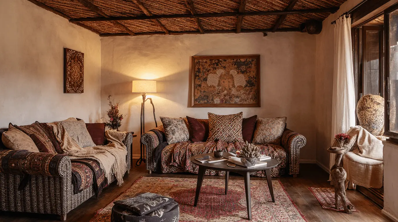 living room african interior design