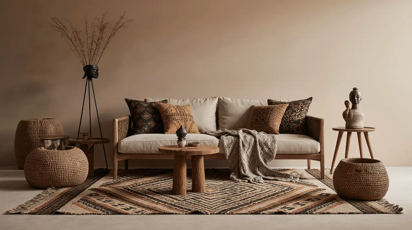 living room african interior design