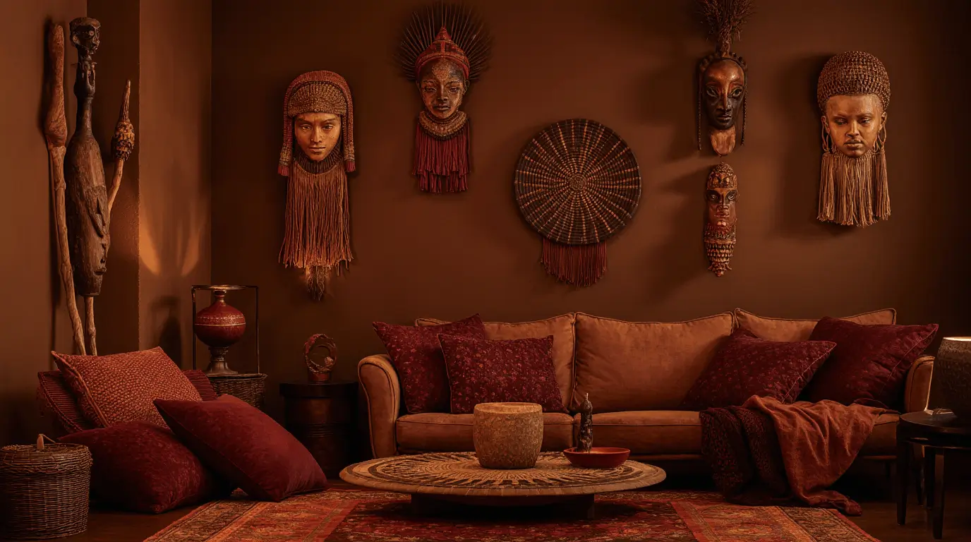 living room african interior design