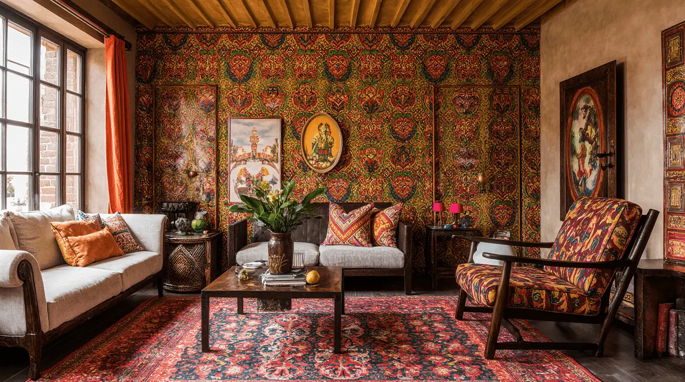 living room african interior design