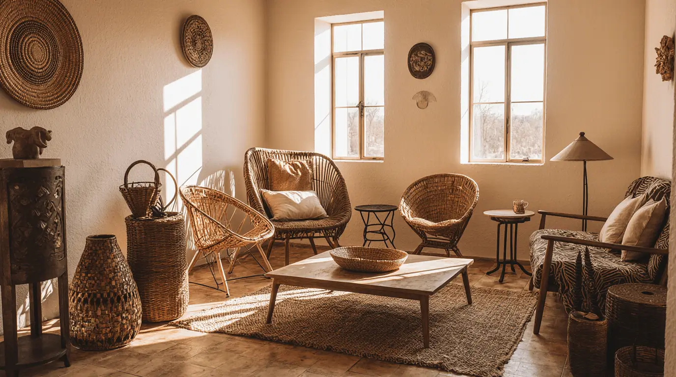 living room african interior design
