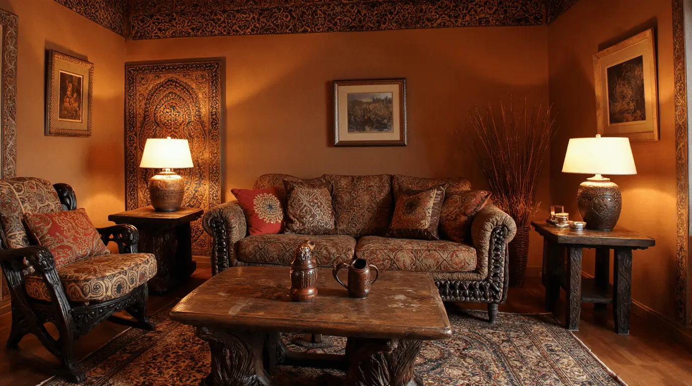 living room african interior design