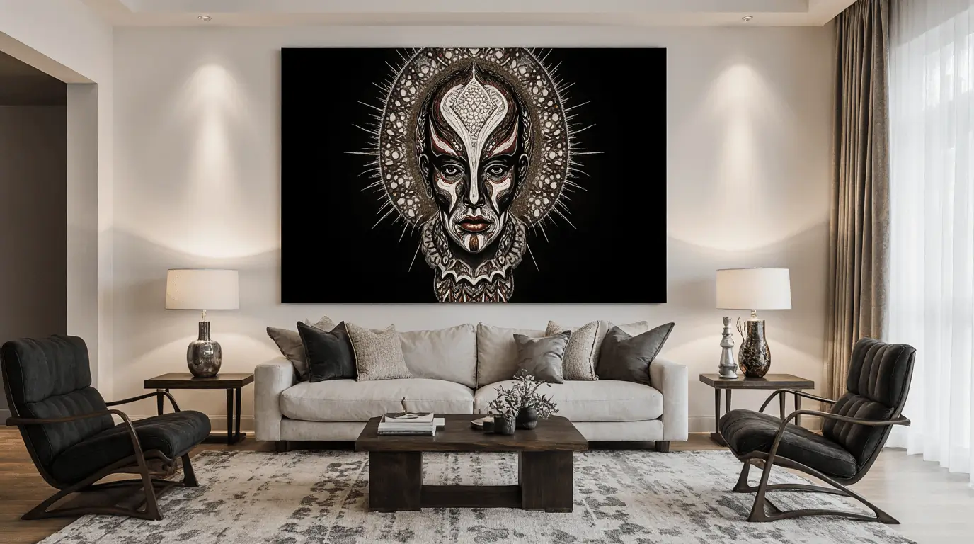 living room african interior design