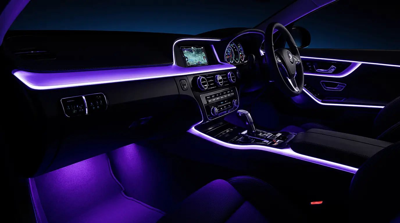 mercedes interior lights