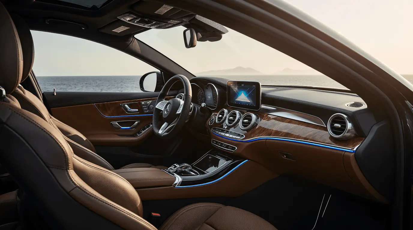 mercedes interior lights