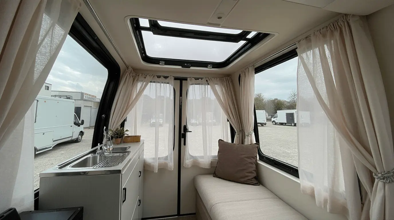 micro camper interior