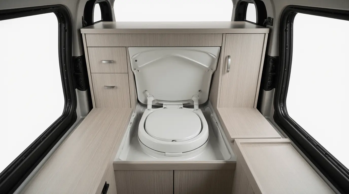 micro camper interior