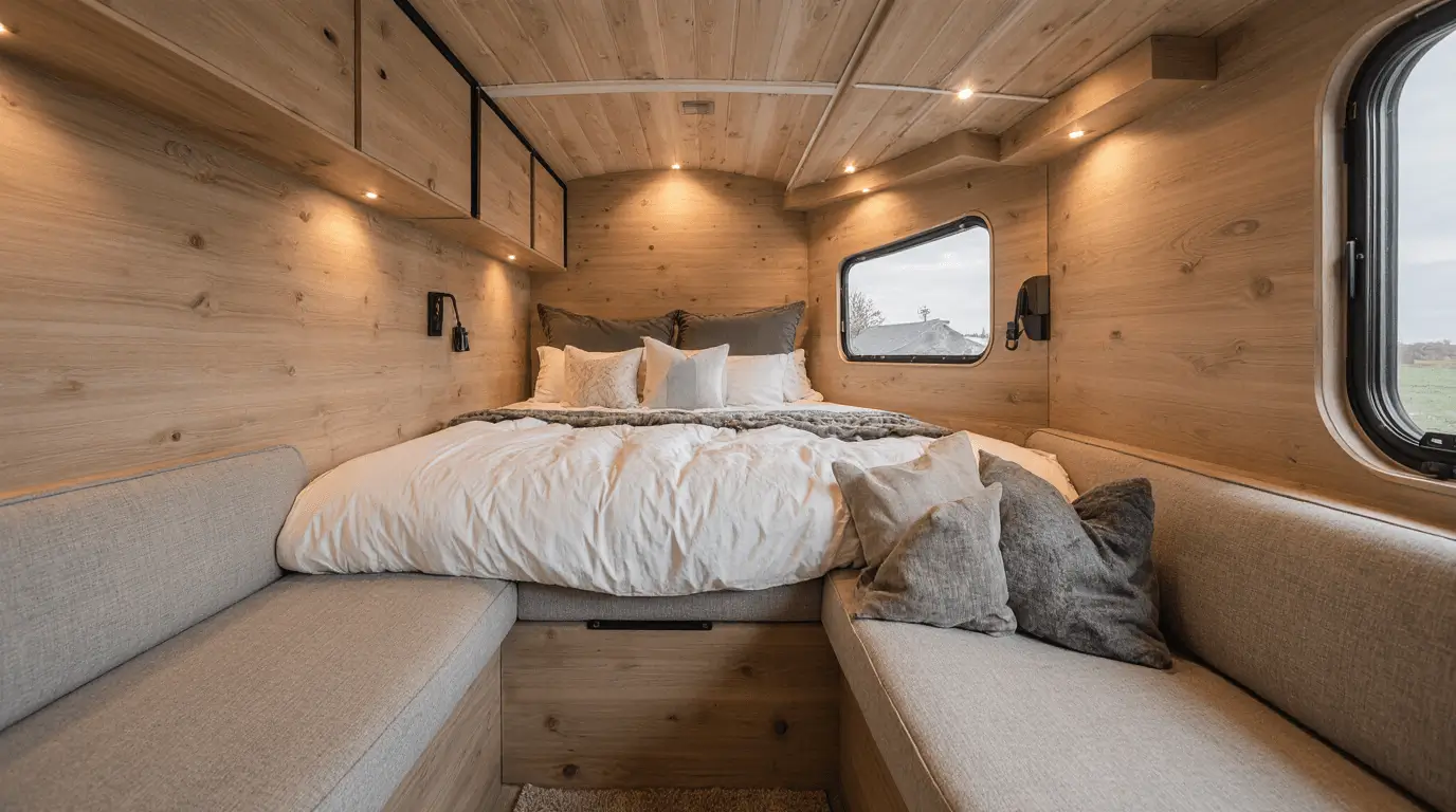 micro camper interior