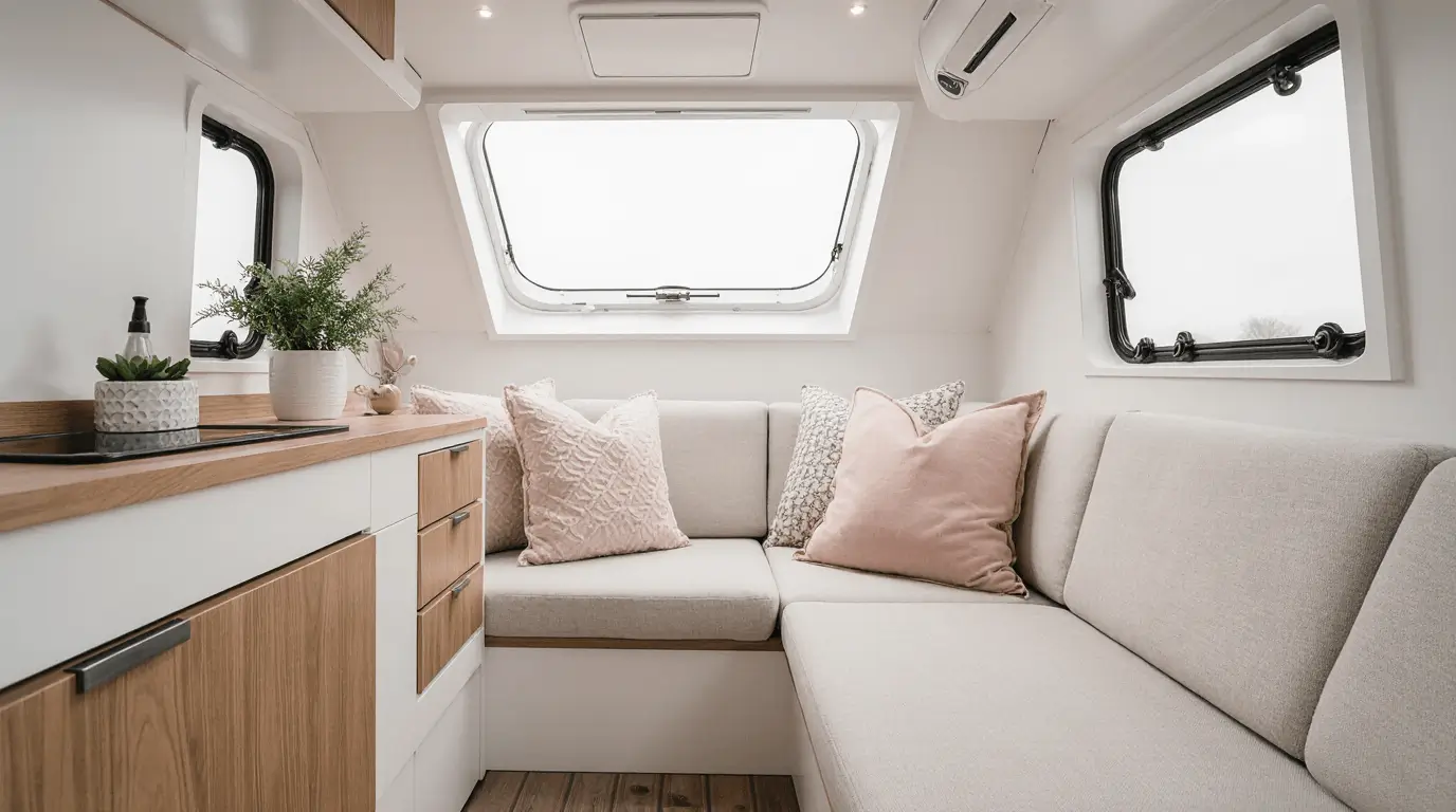 micro camper interior