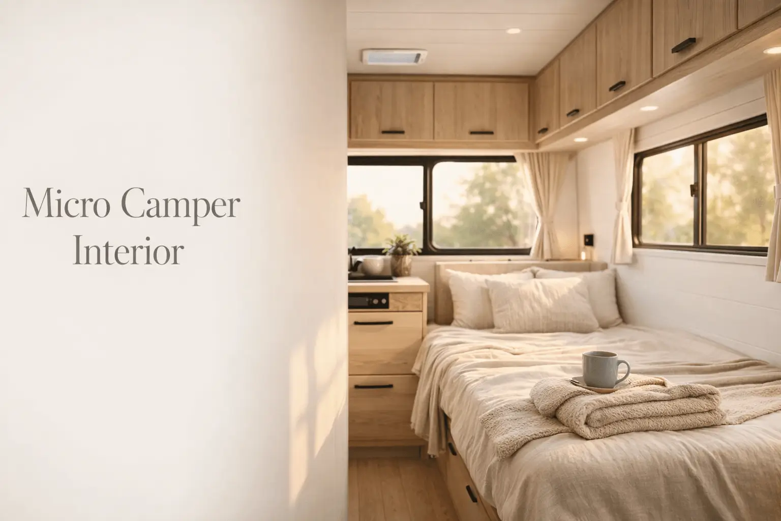 micro camper interior