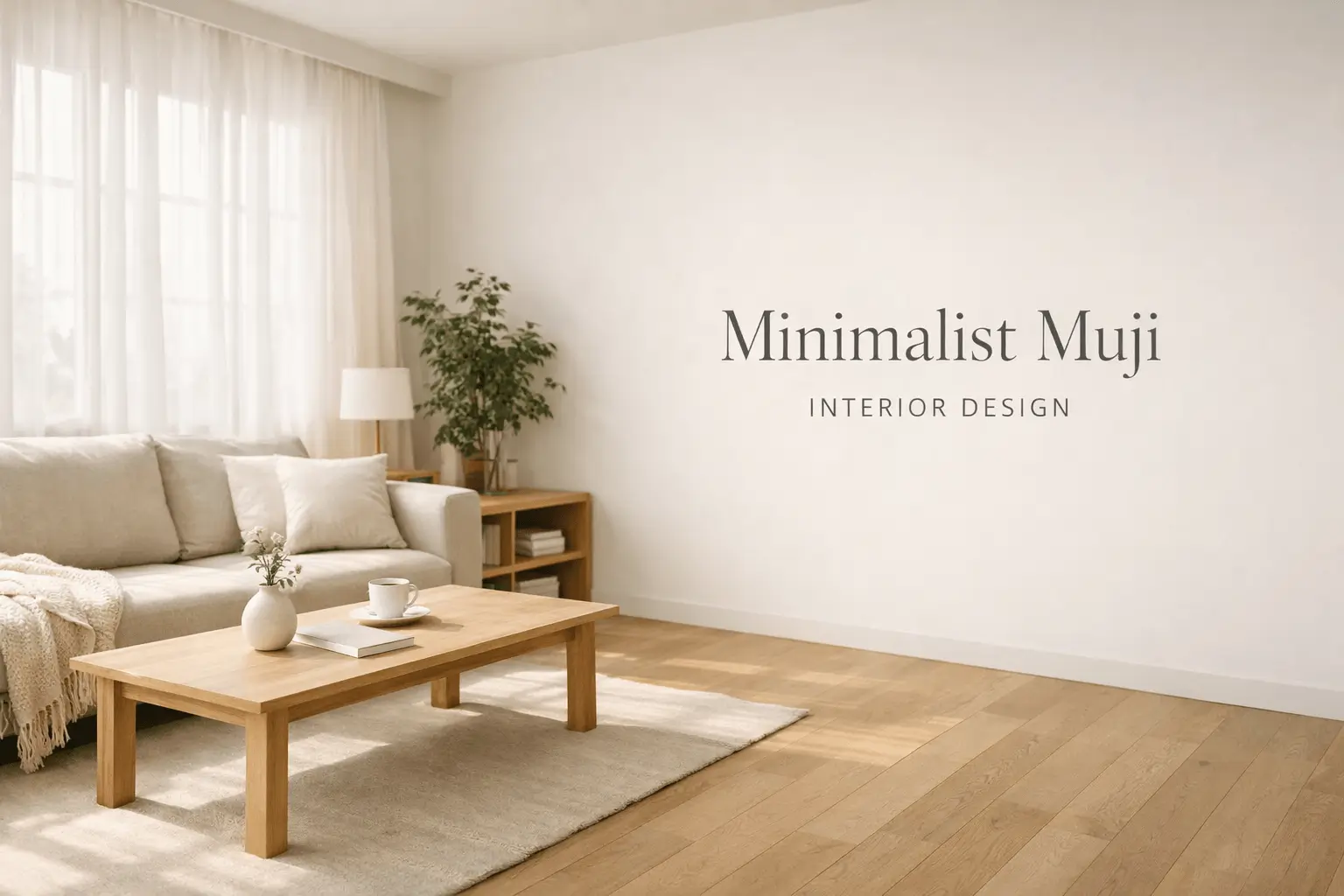 minimalist muji interior design