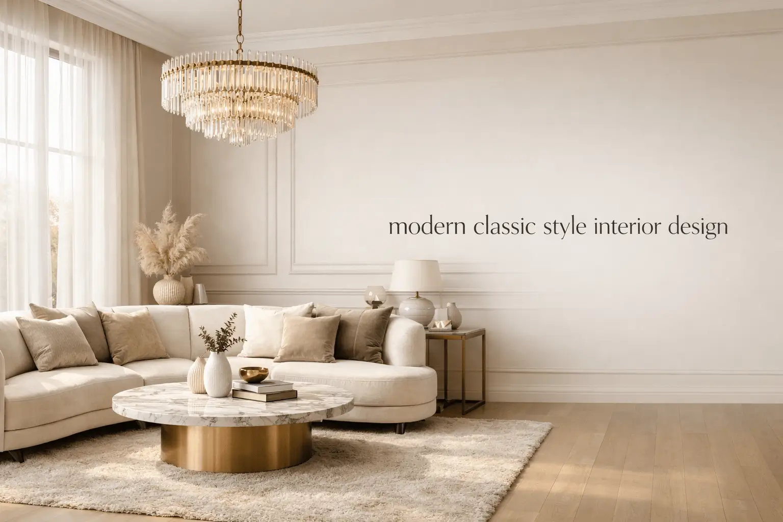 modern classic style interior design