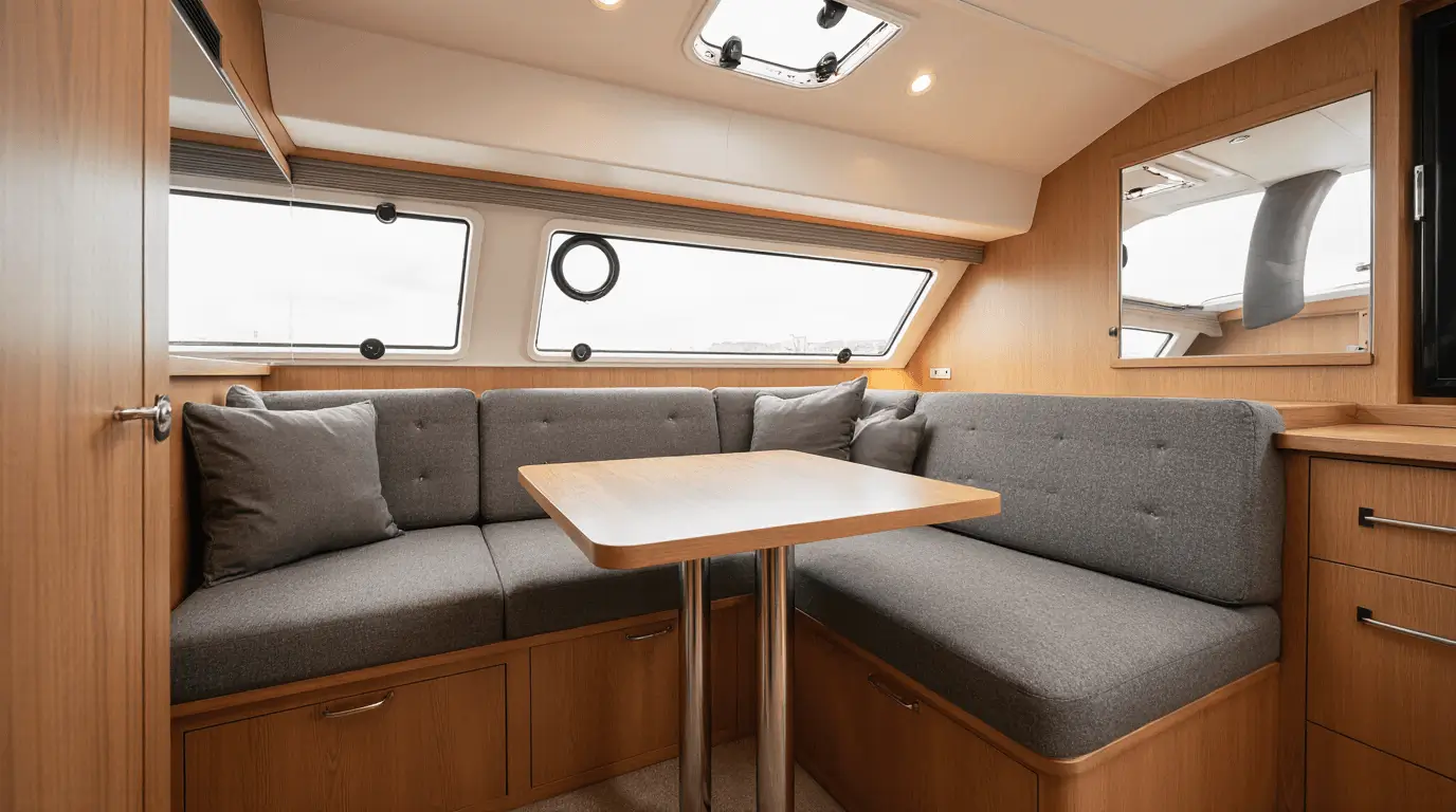 narrow boat interior