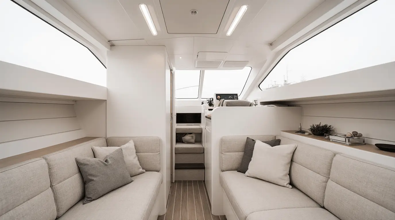 narrow boat interior