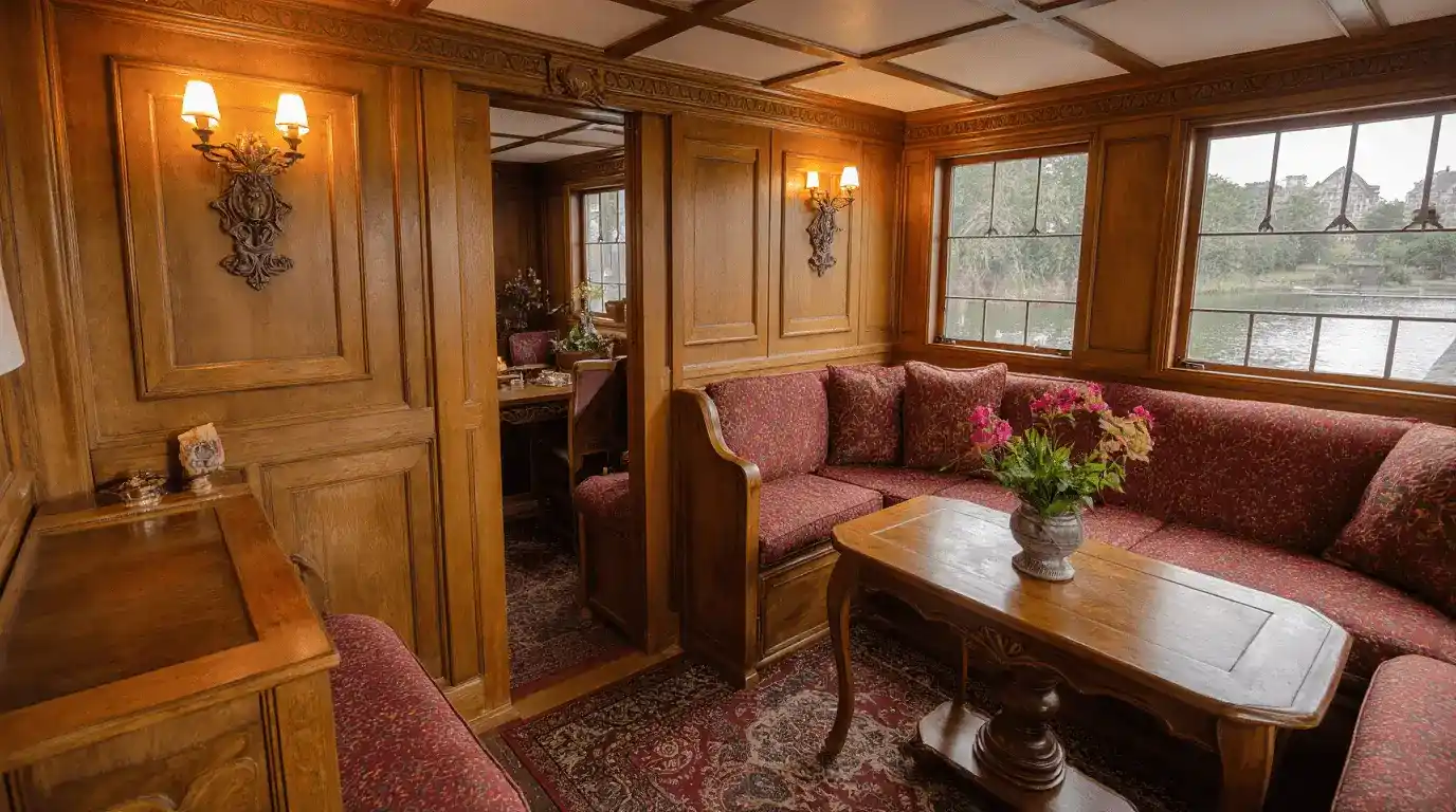 narrow boat interior