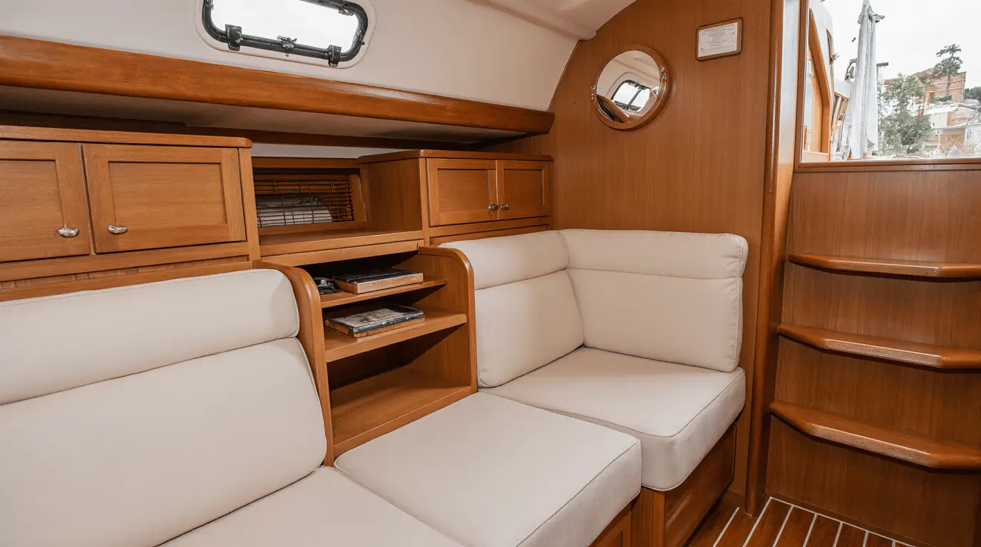 narrow boat interior