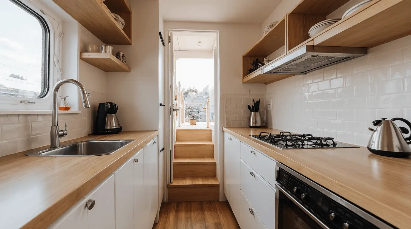 narrow boat interior