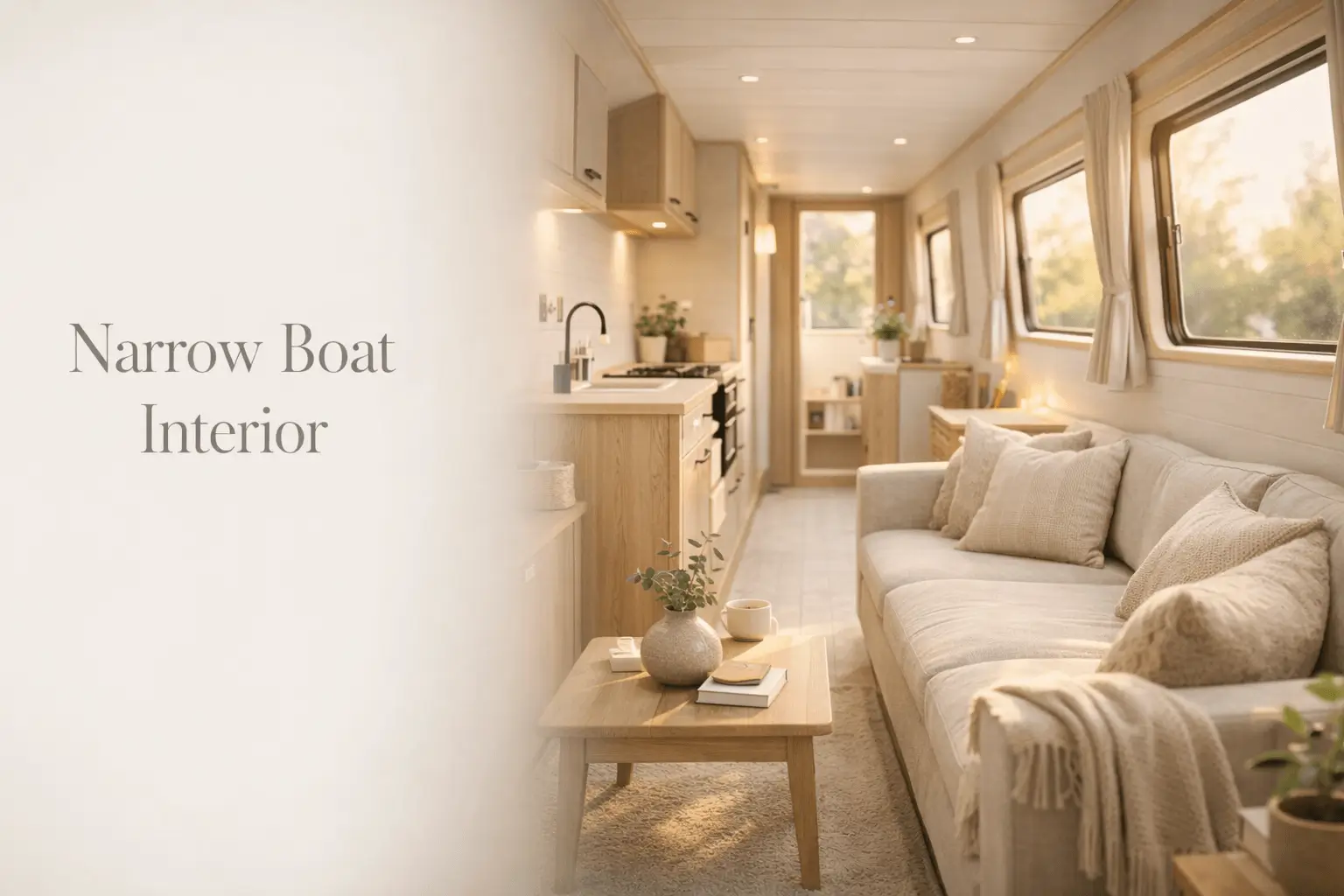 narrow boat interior