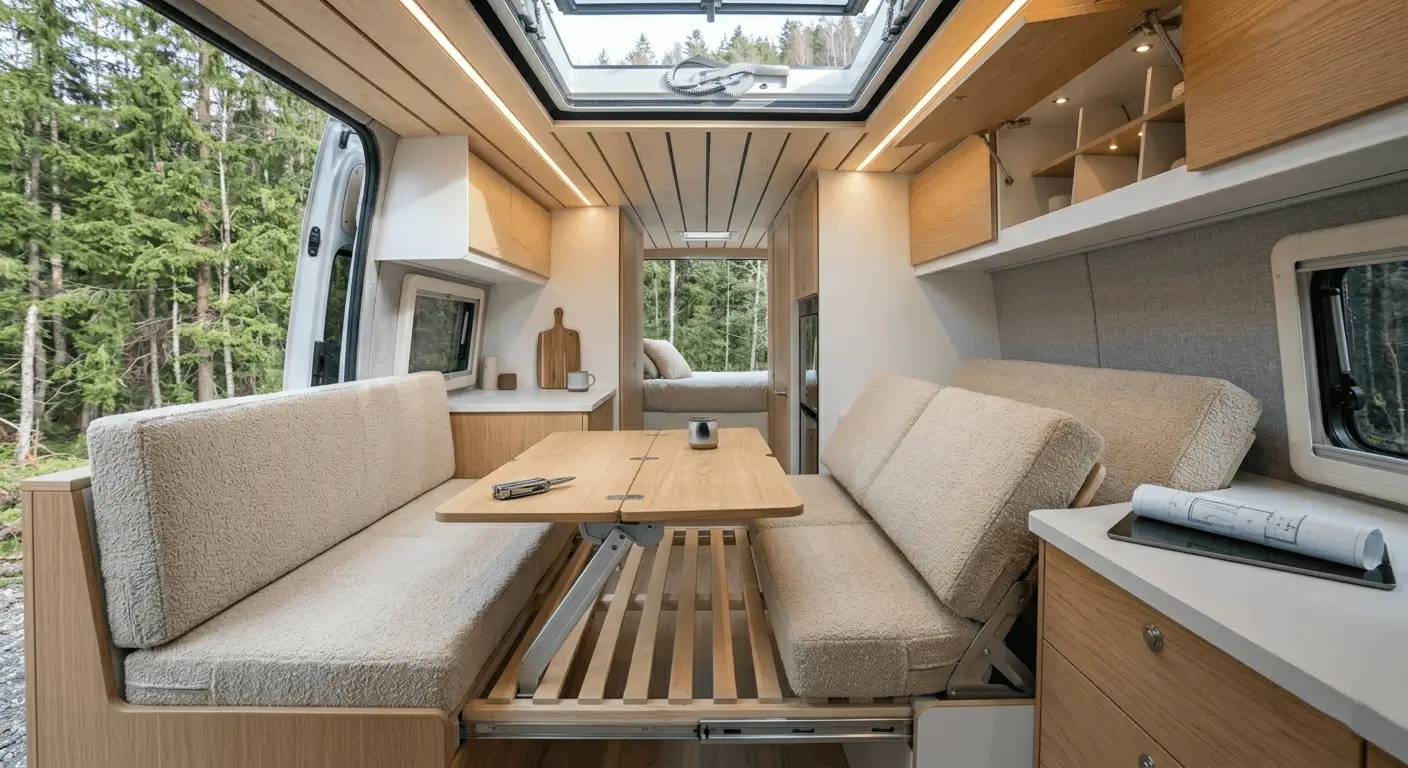 peugeot boxer campervan interior