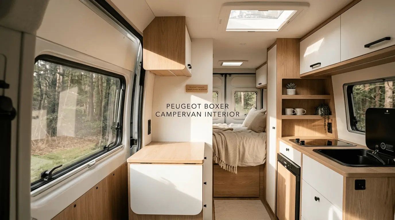 peugeot boxer campervan interior
