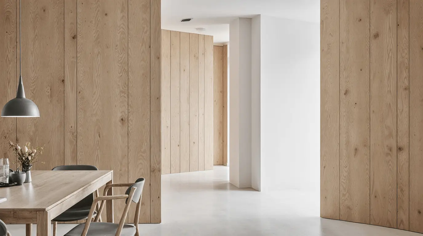 plywood cladding interior