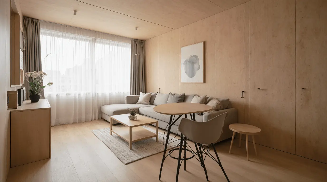 plywood cladding interior