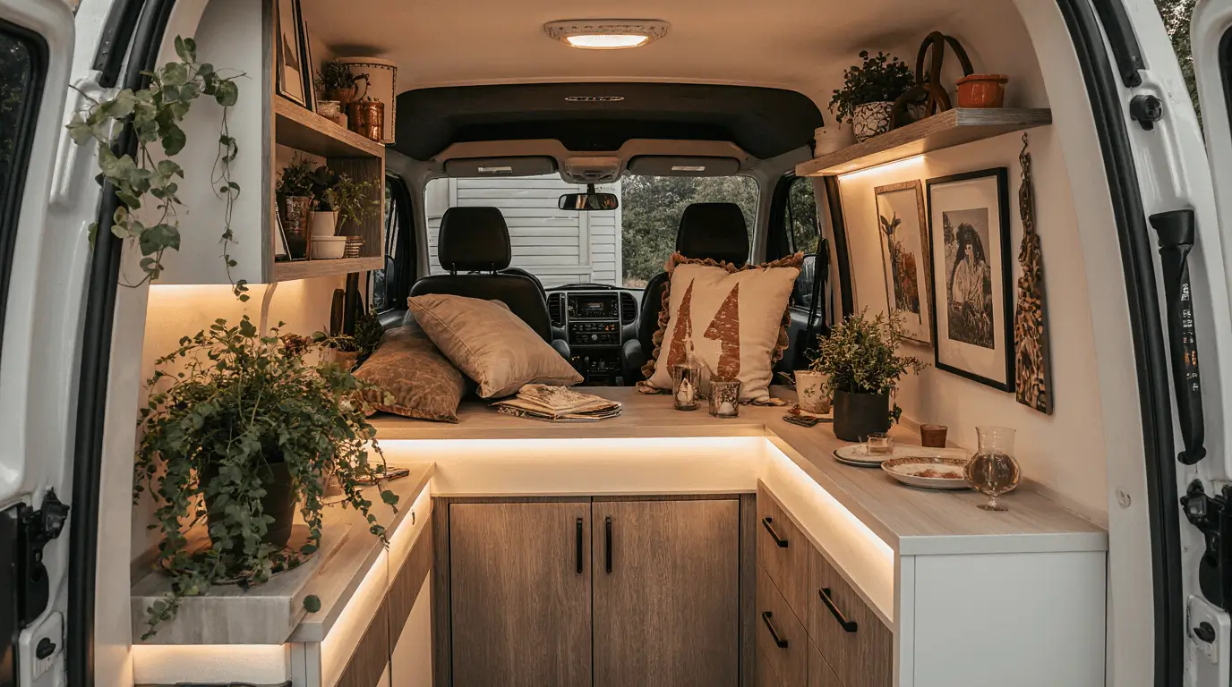 small camper van interior ideas