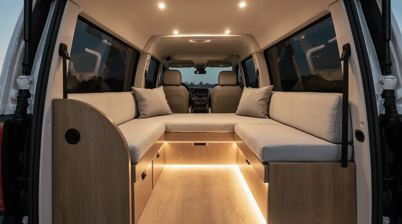 small camper van interior ideas