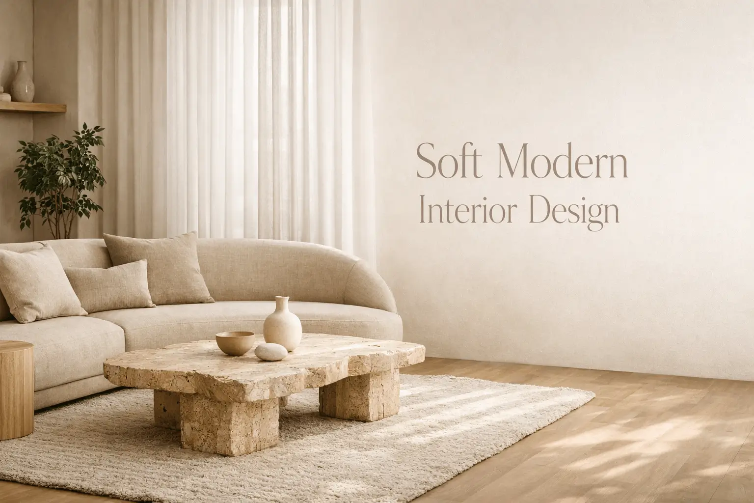 soft modern interior design