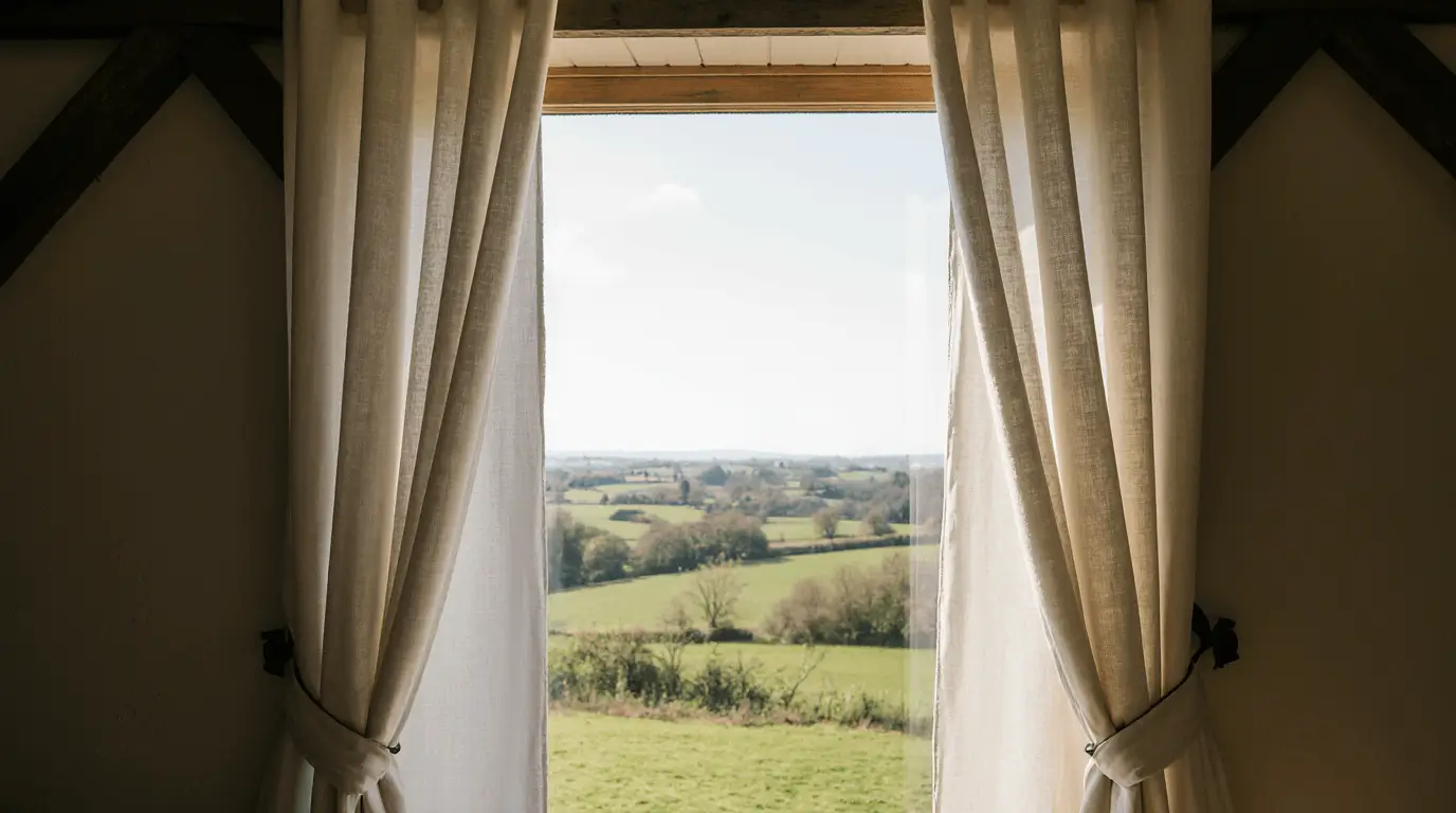 traditional shepherds hut interior